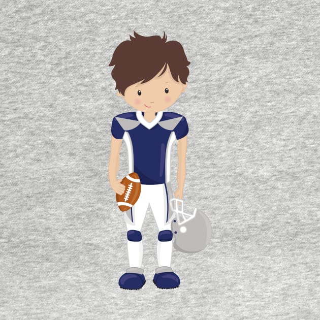 American Football, Brown Hair, Cute Boy, Rugby by Jelena Dunčević